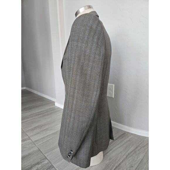 Arya Pure Wool Tweed Blazer Jacket Sport Coat Sz 42 R France - Picture 4 of 16